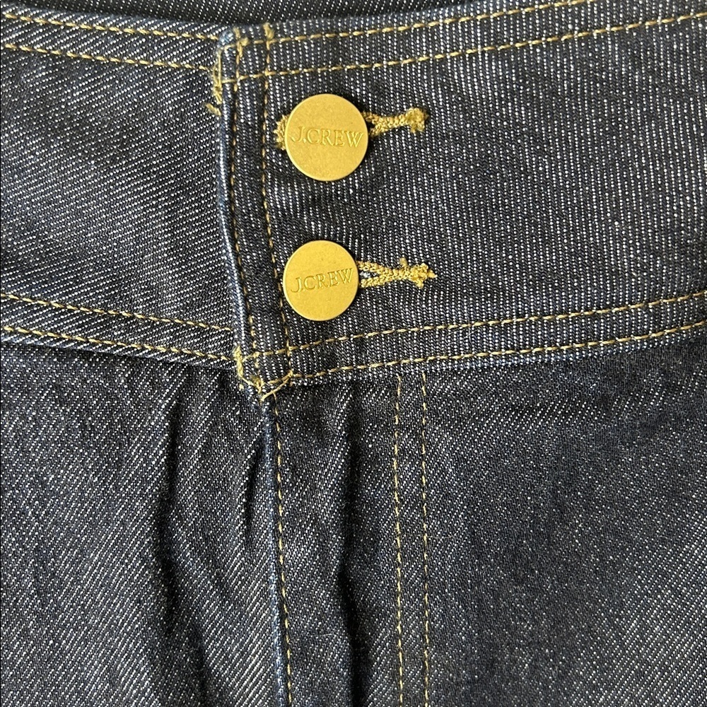 NWT J. CREW Slim-wide jean with stacked buttons Size 36 - Picture 7 of 15